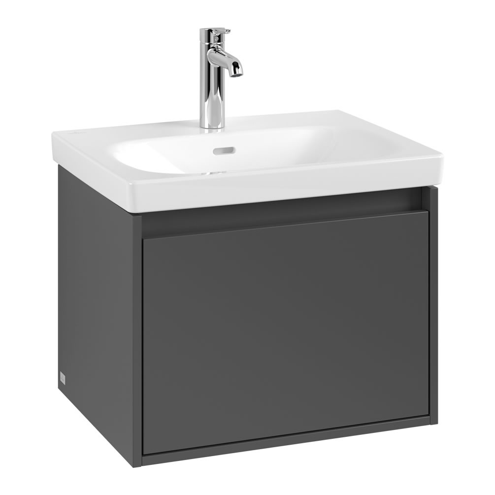 Cutout image of Villeroy & Boch Skyla Graphite 600mm Wall-Hung Vanity Unit
